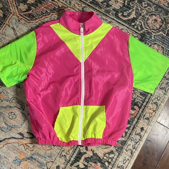 Neon short sleeve jacket 2XL - Picture 3 of 4